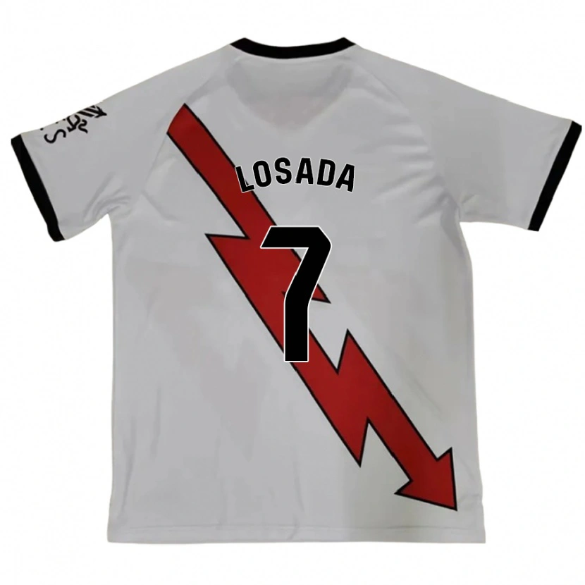 Danxen Kinder Juan Losada #7 Rot Auswärtstrikot Trikot 2024/25 T-Shirt Schweiz