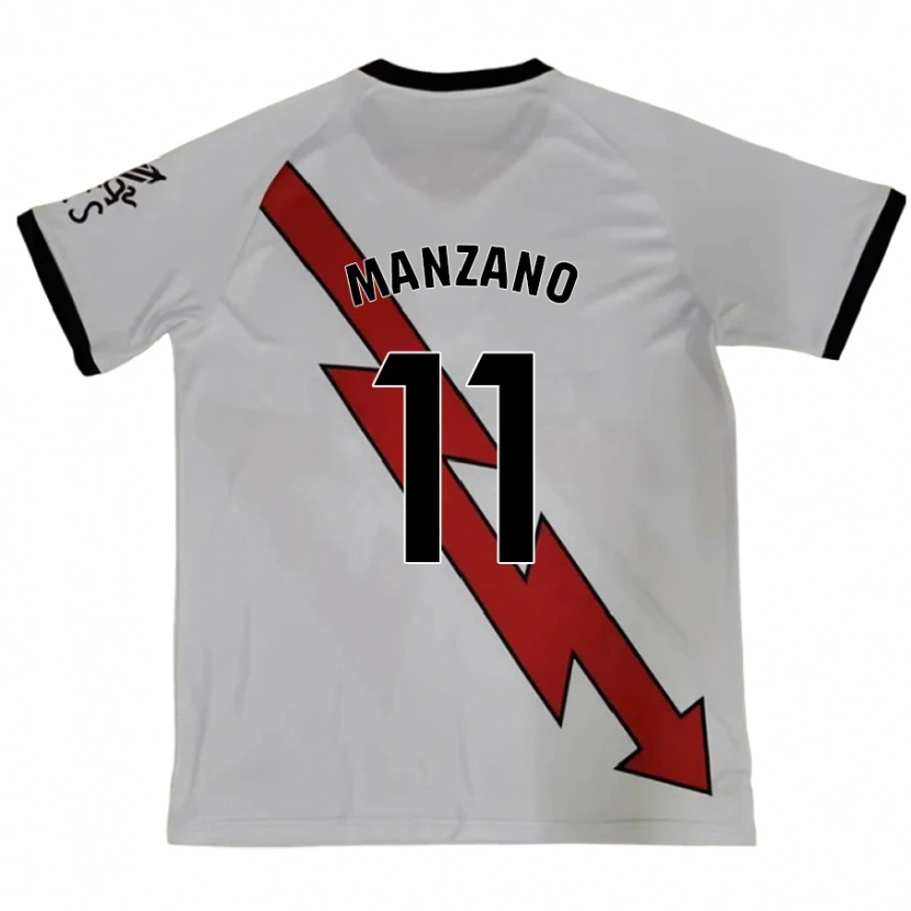 Danxen Kinder Sergio Manzano #11 Rot Auswärtstrikot Trikot 2024/25 T-Shirt Schweiz