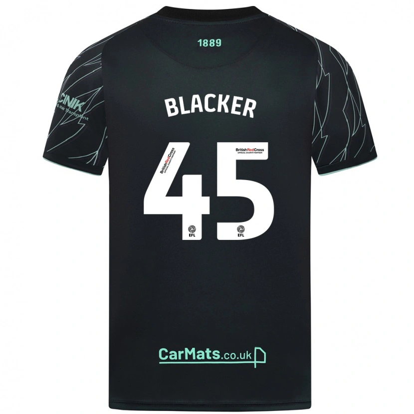 Danxen Kinder Billy Blacker #45 Schwarz Grün Auswärtstrikot Trikot 2024/25 T-Shirt Schweiz