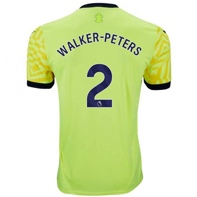 Danxen Kinder Kyle Walker-Peters #2 Gelb Auswärtstrikot Trikot 2024/25 T-Shirt Schweiz