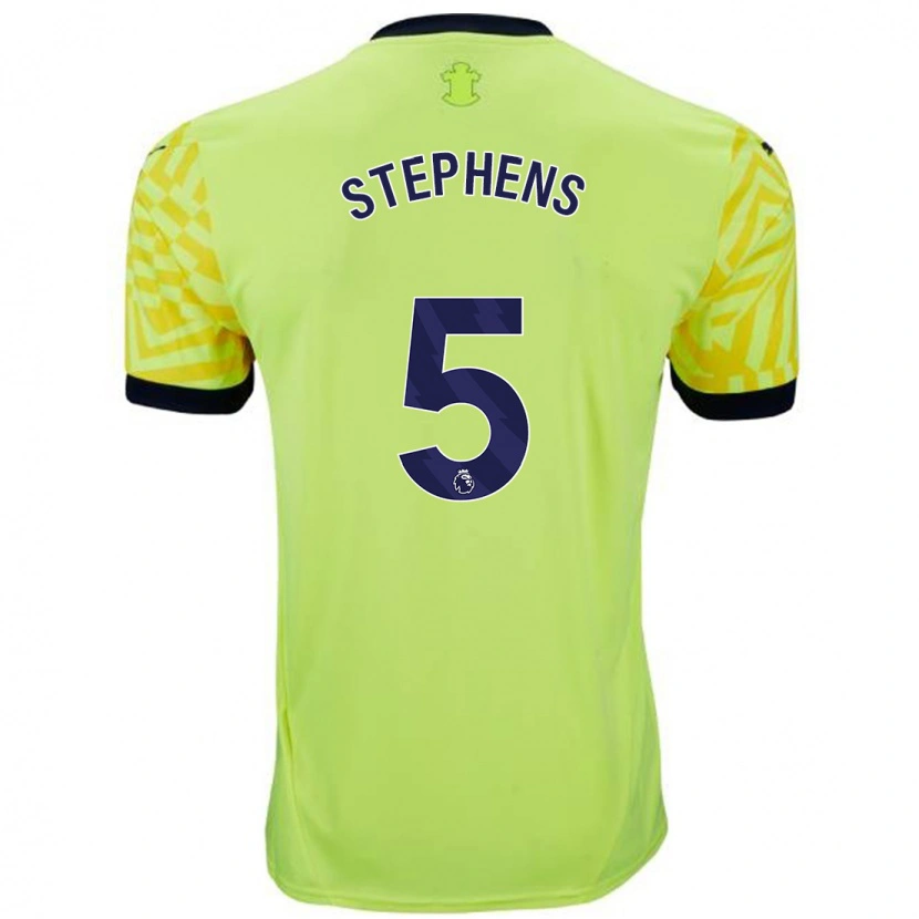 Danxen Kinder Jack Stephens #5 Gelb Auswärtstrikot Trikot 2024/25 T-Shirt Schweiz