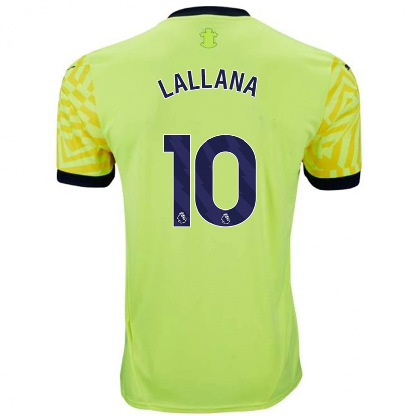 Danxen Kinder Adam Lallana #10 Gelb Auswärtstrikot Trikot 2024/25 T-Shirt Schweiz