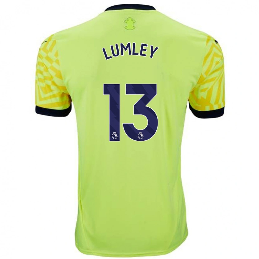 Danxen Kinder Joe Lumley #13 Gelb Auswärtstrikot Trikot 2024/25 T-Shirt Schweiz