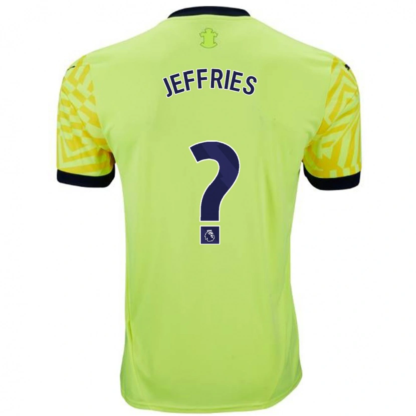 Danxen Kinder Josh Jeffries #0 Gelb Auswärtstrikot Trikot 2024/25 T-Shirt Schweiz