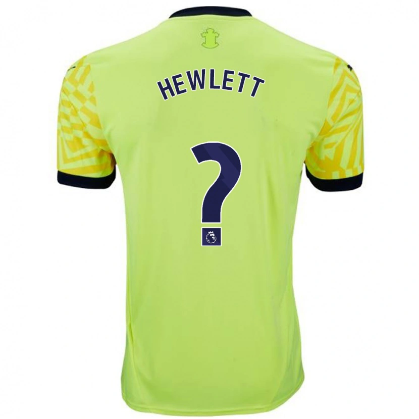 Danxen Kinder Jem Hewlett #0 Gelb Auswärtstrikot Trikot 2024/25 T-Shirt Schweiz