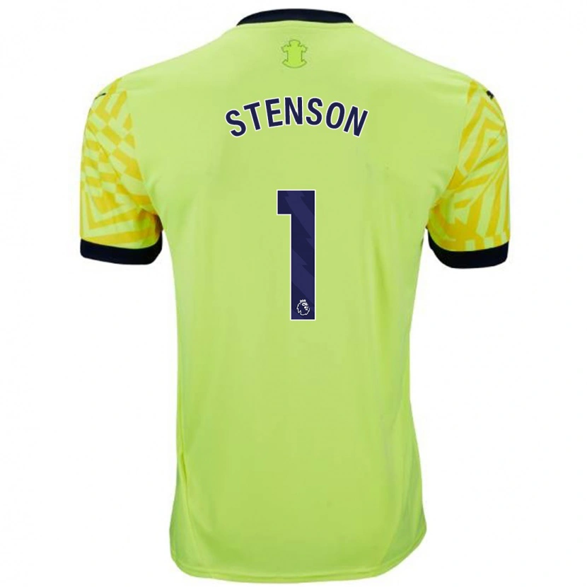 Danxen Kinder Fran Stenson #1 Gelb Auswärtstrikot Trikot 2024/25 T-Shirt Schweiz