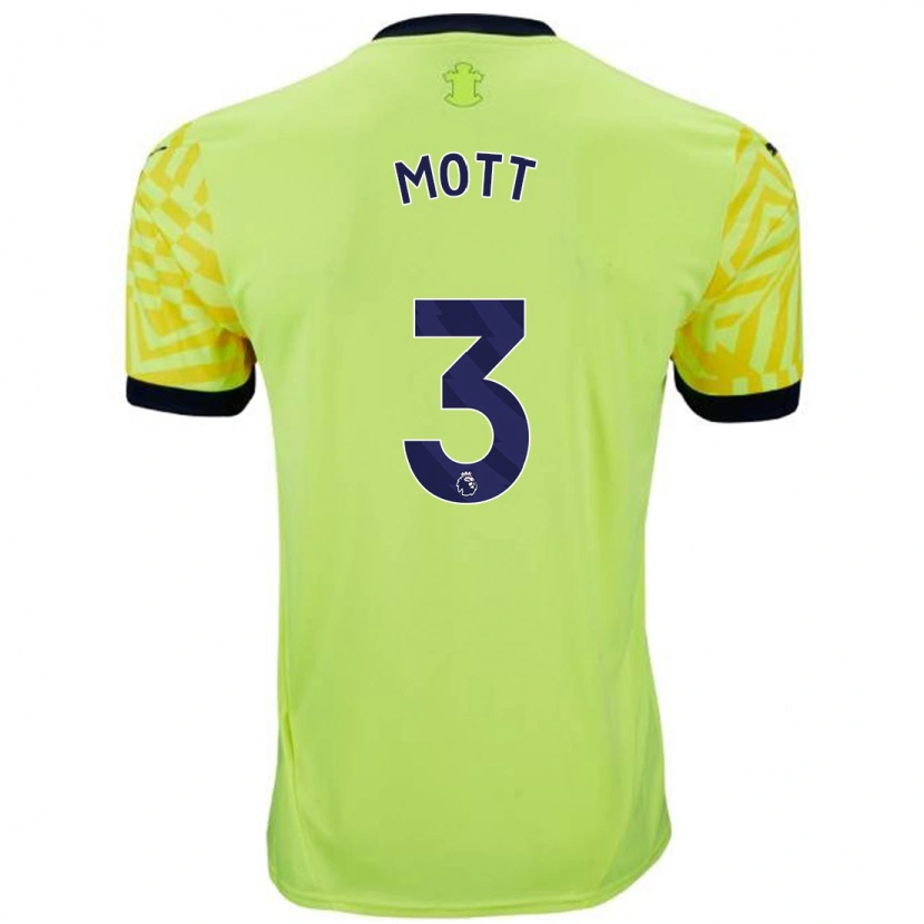 Danxen Kinder Milly Mott #3 Gelb Auswärtstrikot Trikot 2024/25 T-Shirt Schweiz