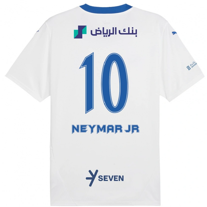 Danxen Kinder Neymar #10 Weiß Blau Auswärtstrikot Trikot 2024/25 T-Shirt Schweiz