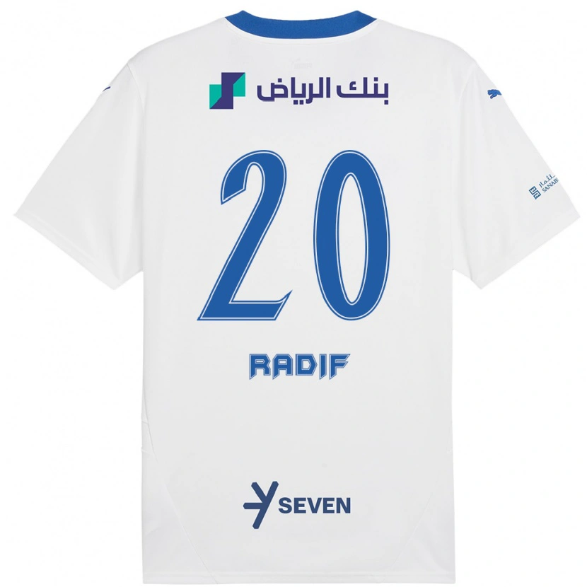 Danxen Kinder Abdullah Radif #20 Weiß Blau Auswärtstrikot Trikot 2024/25 T-Shirt Schweiz