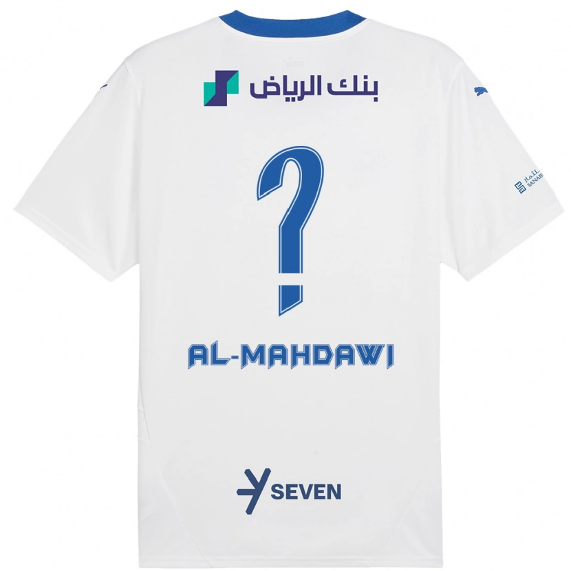 Danxen Kinder Ali Al-Mahdawi #0 Weiß Blau Auswärtstrikot Trikot 2024/25 T-Shirt Schweiz