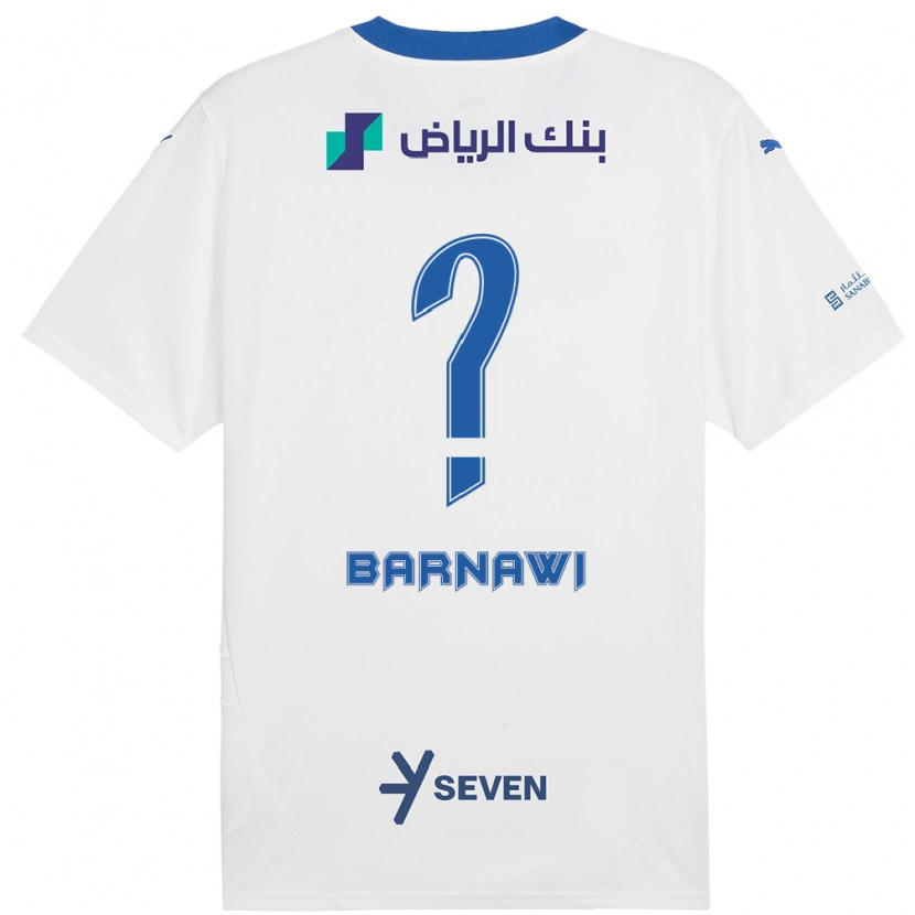 Danxen Kinder Abdulsalam Barnawi #0 Weiß Blau Auswärtstrikot Trikot 2024/25 T-Shirt Schweiz