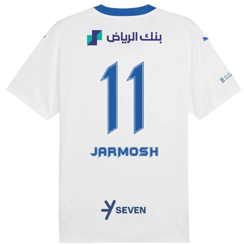 Danxen Kinder Abdulaziz Jarmosh #11 Weiß Blau Auswärtstrikot Trikot 2024/25 T-Shirt Schweiz