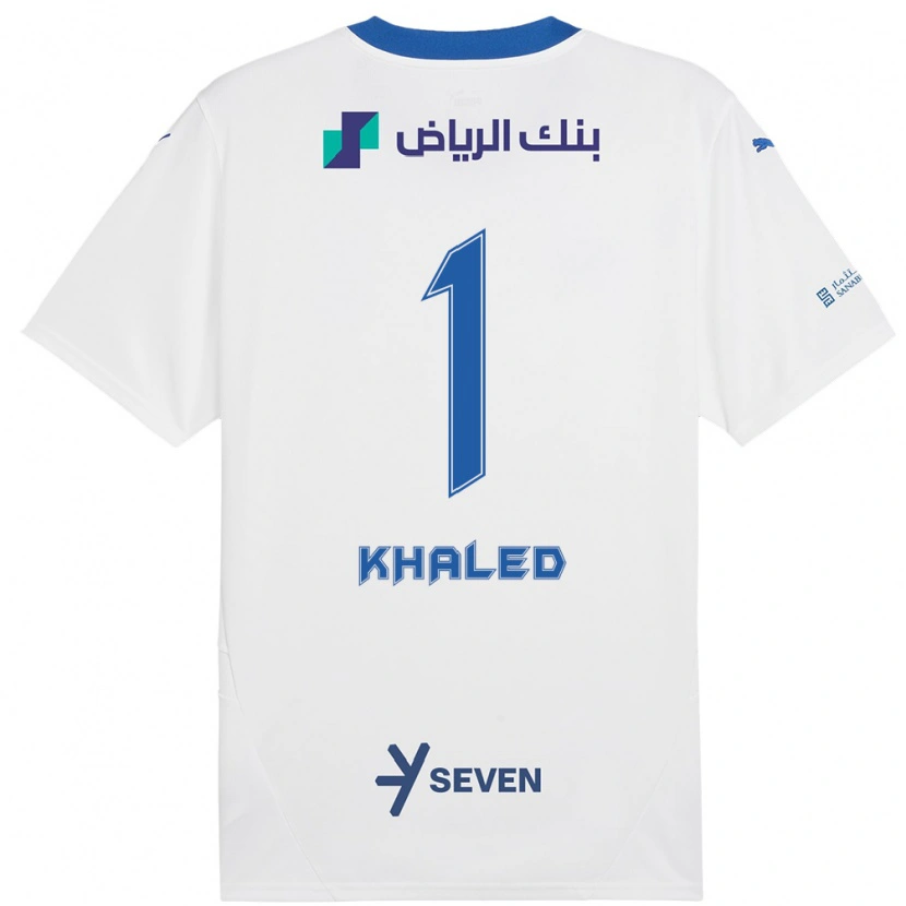 Danxen Kinder Nawal Khaled #1 Weiß Blau Auswärtstrikot Trikot 2024/25 T-Shirt Schweiz