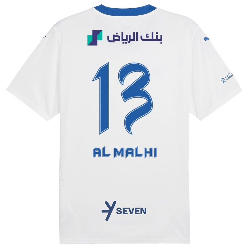 Danxen Kinder Al Muhra Al-Malhi #13 Weiß Blau Auswärtstrikot Trikot 2024/25 T-Shirt Schweiz