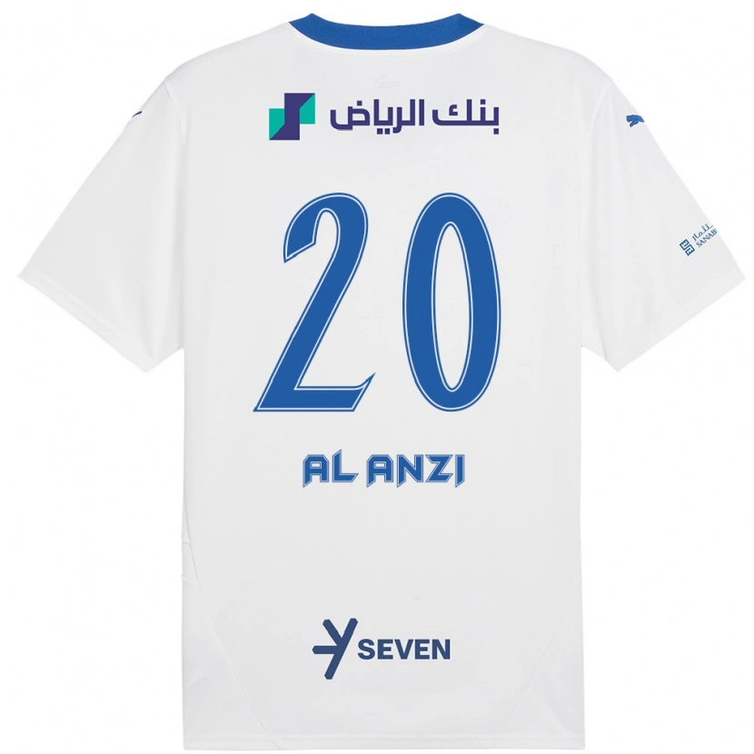 Danxen Kinder Areej Al-Anzi #20 Weiß Blau Auswärtstrikot Trikot 2024/25 T-Shirt Schweiz