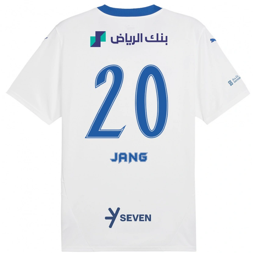 Danxen Kinder Hyun-Soo Jang #20 Weiß Blau Auswärtstrikot Trikot 2024/25 T-Shirt Schweiz