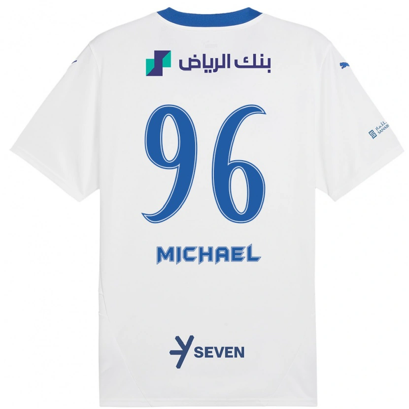 Danxen Kinder Michael #96 Weiß Blau Auswärtstrikot Trikot 2024/25 T-Shirt Schweiz