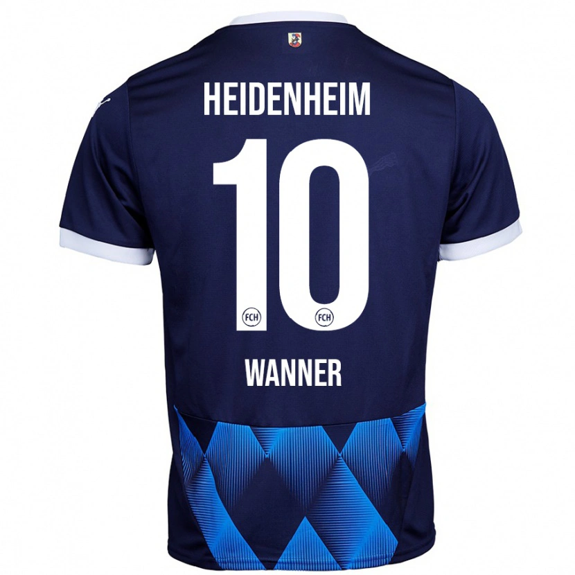 Danxen Kinder Paul Wanner #10 Dunkel Marineblau Auswärtstrikot Trikot 2024/25 T-Shirt Schweiz