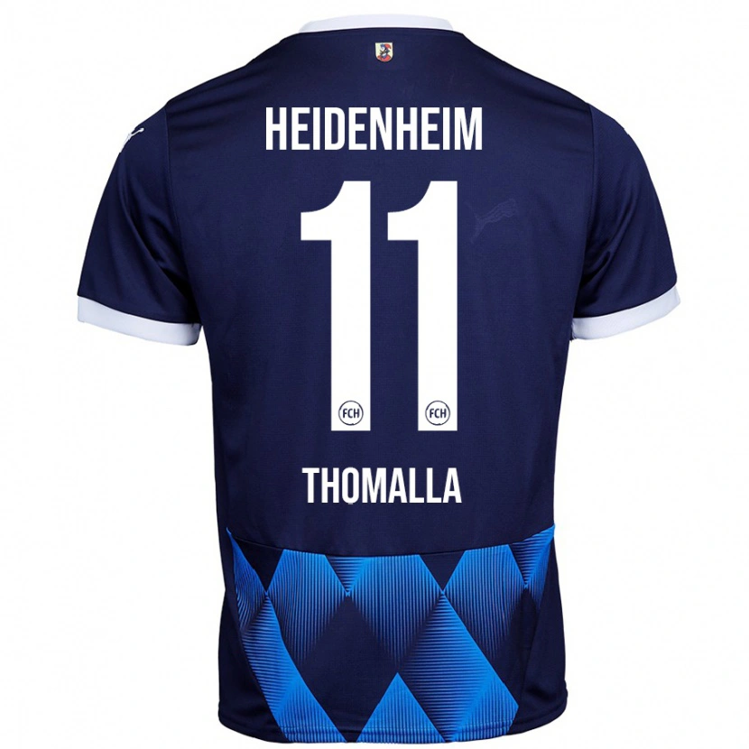 Danxen Kinder Denis Thomalla #11 Dunkel Marineblau Auswärtstrikot Trikot 2024/25 T-Shirt Schweiz