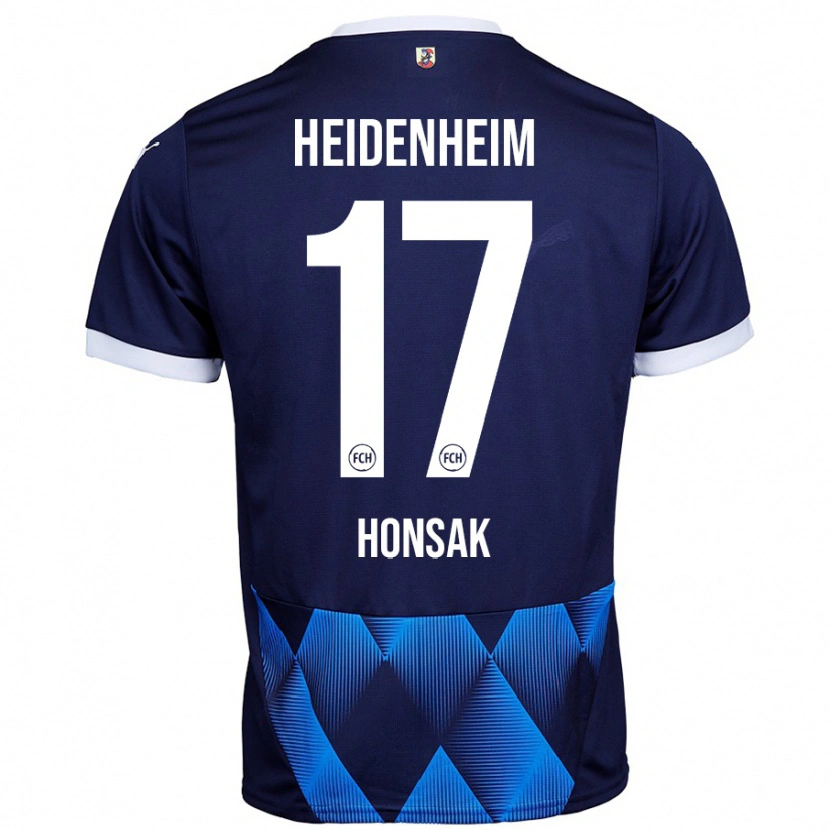 Danxen Kinder Mathias Honsak #17 Dunkel Marineblau Auswärtstrikot Trikot 2024/25 T-Shirt Schweiz