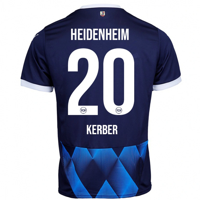 Danxen Kinder Luca Kerber #20 Dunkel Marineblau Auswärtstrikot Trikot 2024/25 T-Shirt Schweiz