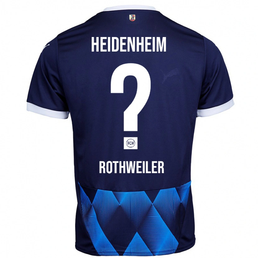 Danxen Kinder Nick Rothweiler #0 Dunkel Marineblau Auswärtstrikot Trikot 2024/25 T-Shirt Schweiz