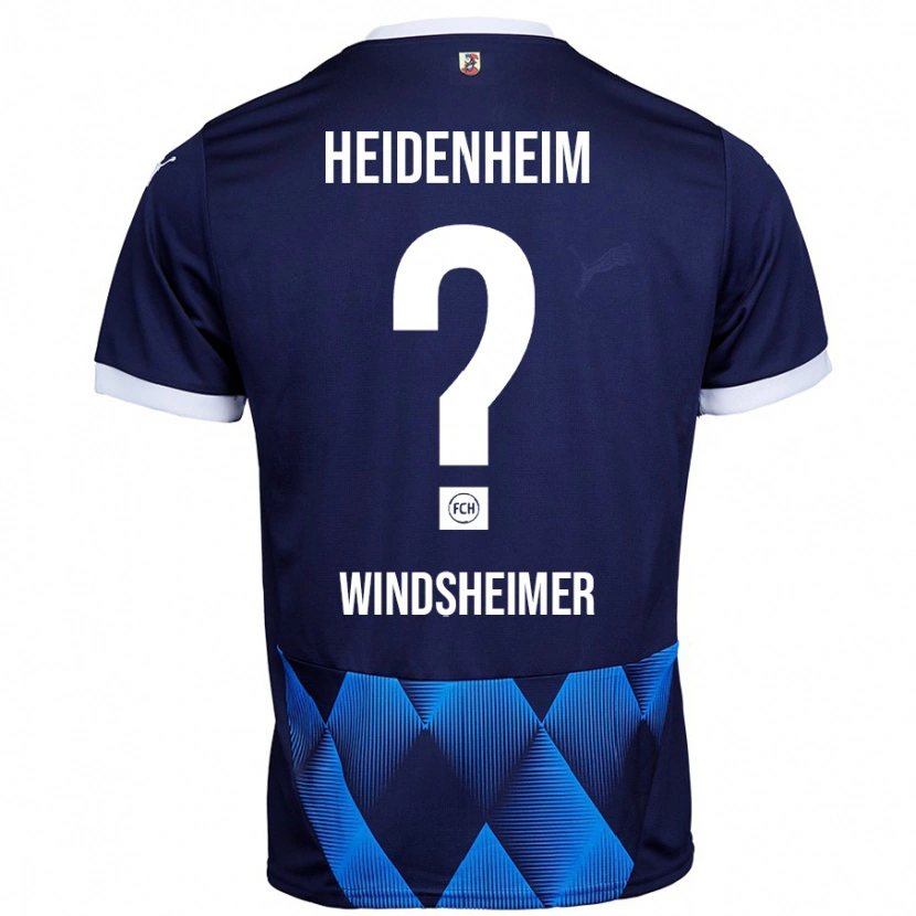 Danxen Kinder Tim Windsheimer #0 Dunkel Marineblau Auswärtstrikot Trikot 2024/25 T-Shirt Schweiz