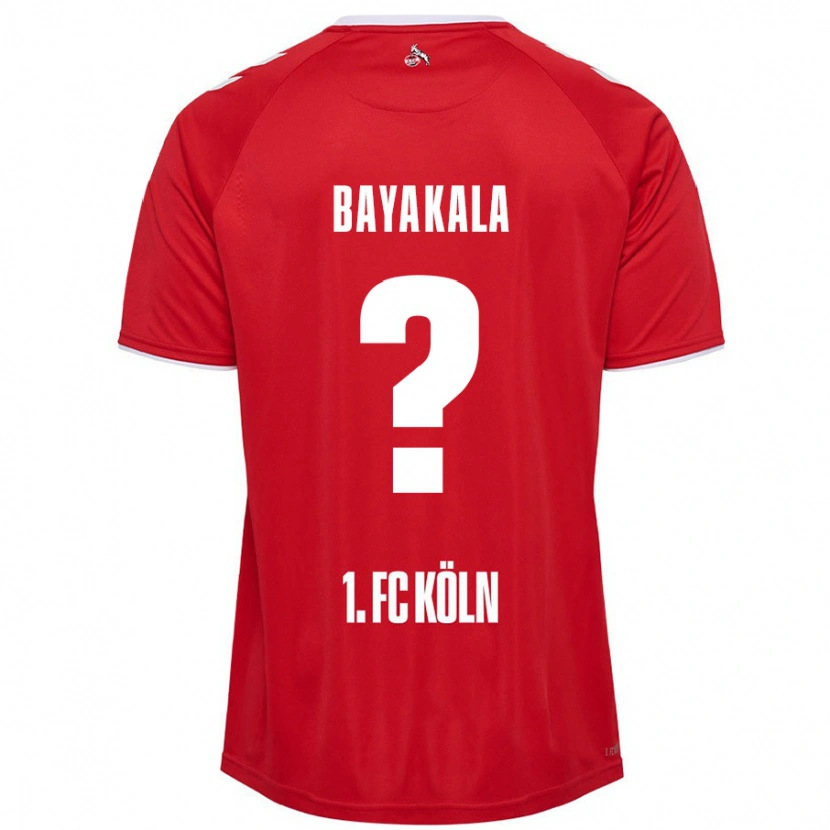 Danxen Kinder Aaron Bayakala #0 Rot Weiß Auswärtstrikot Trikot 2024/25 T-Shirt Schweiz