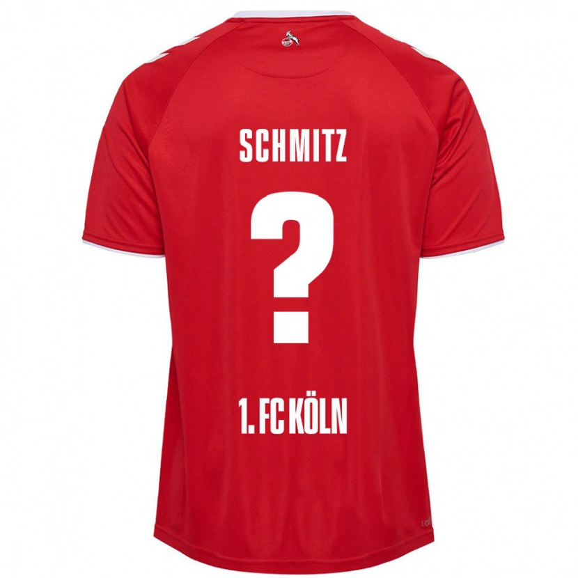 Danxen Kinder Timo Schmitz #0 Rot Weiß Auswärtstrikot Trikot 2024/25 T-Shirt Schweiz