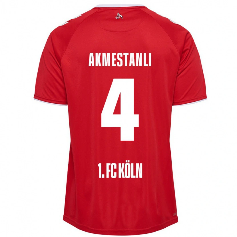 Danxen Kinder Teoman Akmestanli #4 Rot Weiß Auswärtstrikot Trikot 2024/25 T-Shirt Schweiz