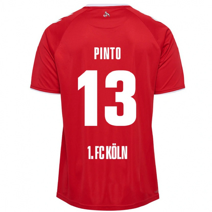 Danxen Kinder João Pinto #13 Rot Weiß Auswärtstrikot Trikot 2024/25 T-Shirt Schweiz