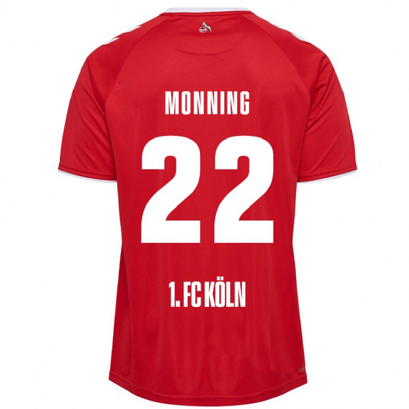 Danxen Kinder Marlon Monning #22 Rot Weiß Auswärtstrikot Trikot 2024/25 T-Shirt Schweiz