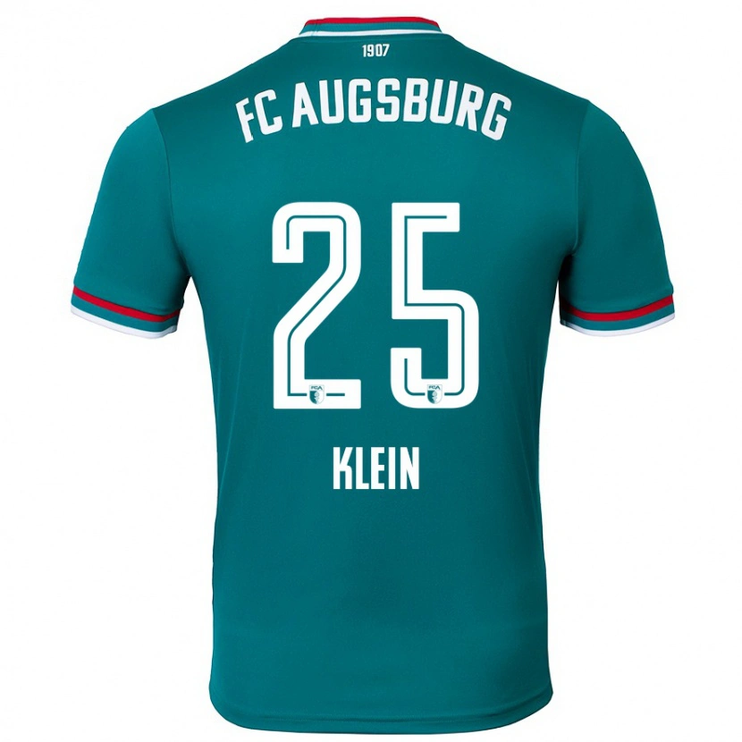 Danxen Kinder Daniel Klein #25 Dunkelgrün Auswärtstrikot Trikot 2024/25 T-Shirt Schweiz