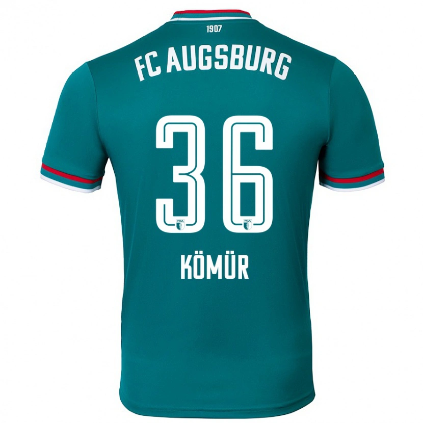 Danxen Kinder Mert Kömür #36 Dunkelgrün Auswärtstrikot Trikot 2024/25 T-Shirt Schweiz