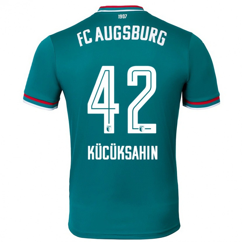 Danxen Kinder Mahmut Kücüksahin #42 Dunkelgrün Auswärtstrikot Trikot 2024/25 T-Shirt Schweiz