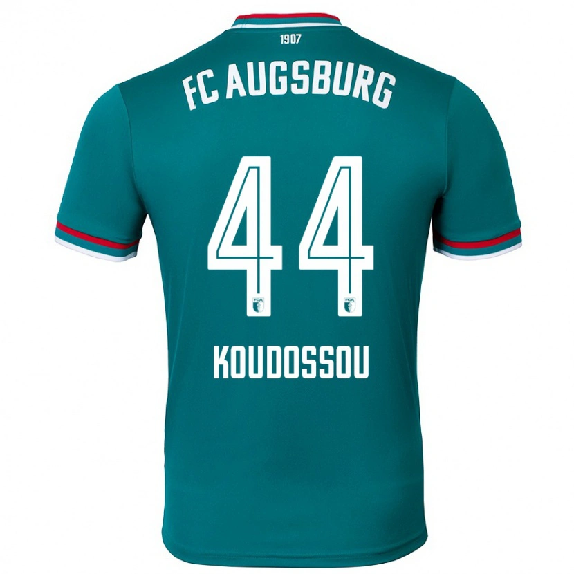 Danxen Kinder Henri Koudossou #44 Dunkelgrün Auswärtstrikot Trikot 2024/25 T-Shirt Schweiz