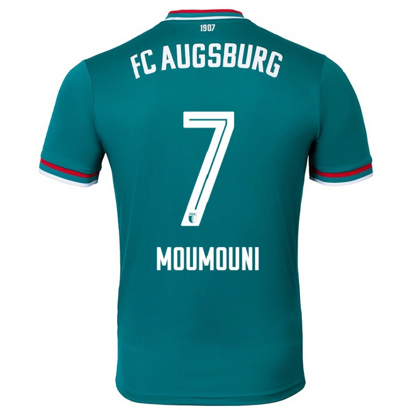 Danxen Kinder Faris Moumouni #7 Dunkelgrün Auswärtstrikot Trikot 2024/25 T-Shirt Schweiz