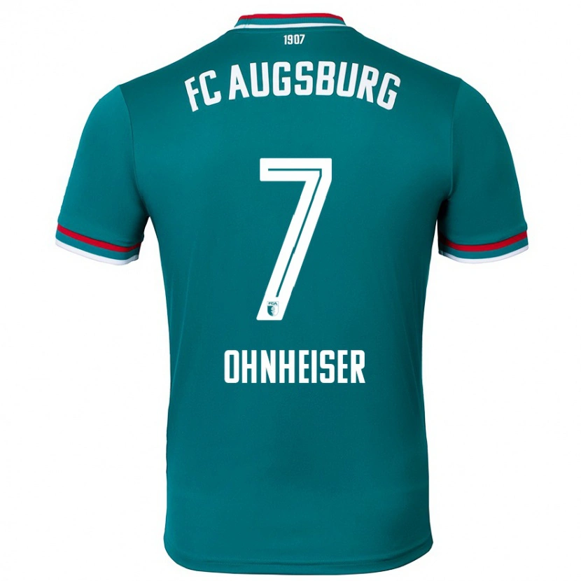 Danxen Kinder Nico Ohnheiser #7 Dunkelgrün Auswärtstrikot Trikot 2024/25 T-Shirt Schweiz