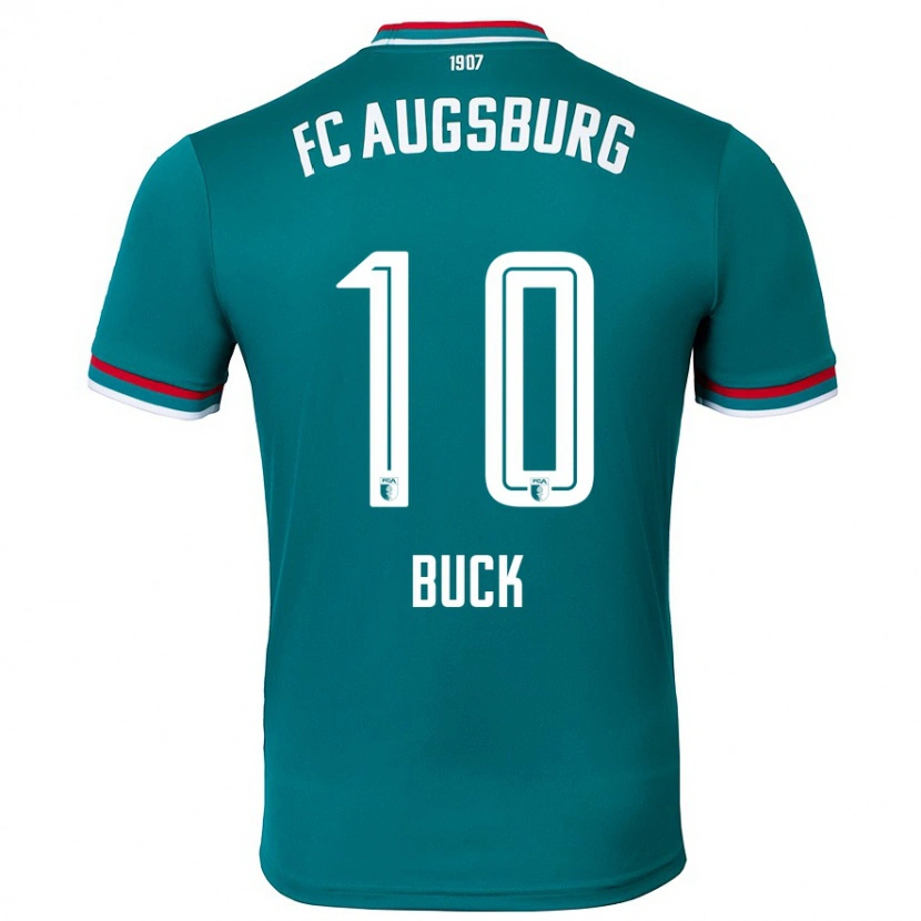 Danxen Kinder Dustin Buck #10 Dunkelgrün Auswärtstrikot Trikot 2024/25 T-Shirt Schweiz