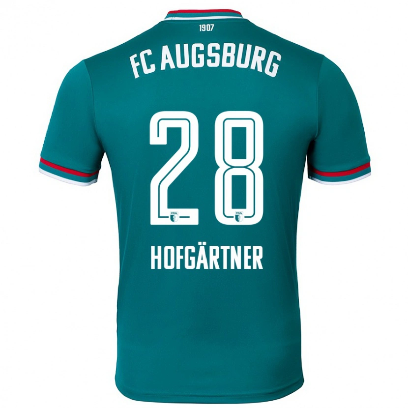 Danxen Kinder Hendrik Hofgärtner #28 Dunkelgrün Auswärtstrikot Trikot 2024/25 T-Shirt Schweiz