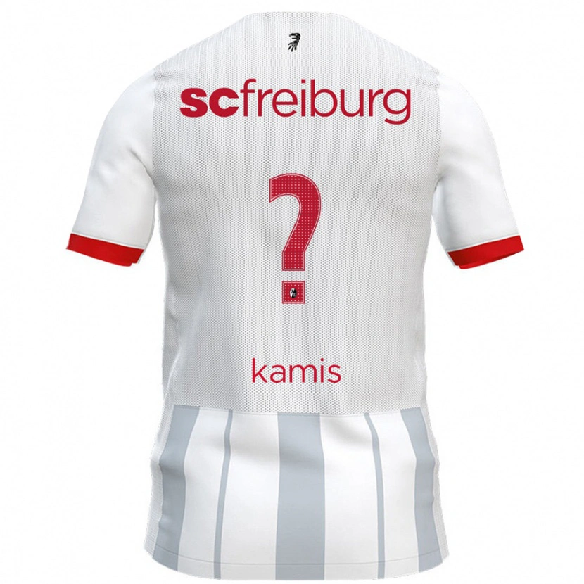 Danxen Kinder Marcel Kamis #0 Weiß Grau Auswärtstrikot Trikot 2024/25 T-Shirt Schweiz