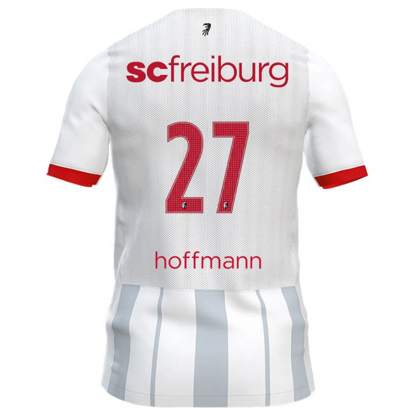 Danxen Kinder Giovanna Hoffmann #27 Weiß Grau Auswärtstrikot Trikot 2024/25 T-Shirt Schweiz