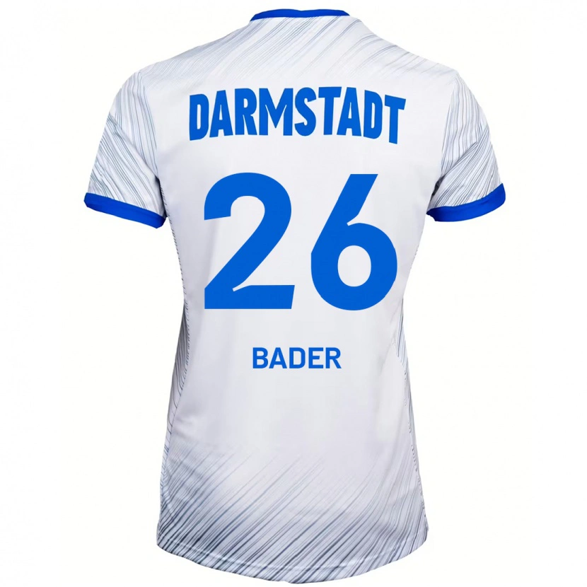 Danxen Kinder Matthias Bader #26 Weiß Blau Auswärtstrikot Trikot 2024/25 T-Shirt Schweiz