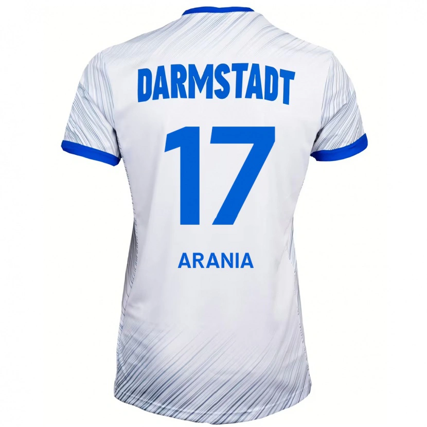 Danxen Kinder Asaf Arania #17 Weiß Blau Auswärtstrikot Trikot 2024/25 T-Shirt Schweiz