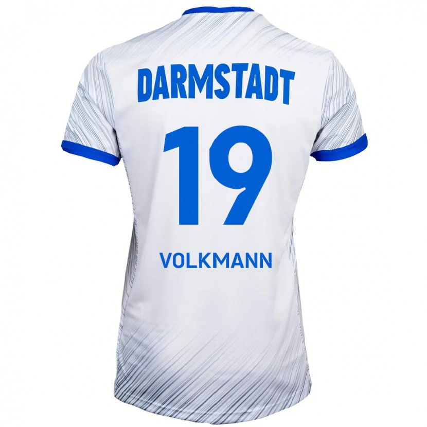 Danxen Kinder Japhet Volkmann #19 Weiß Blau Auswärtstrikot Trikot 2024/25 T-Shirt Schweiz