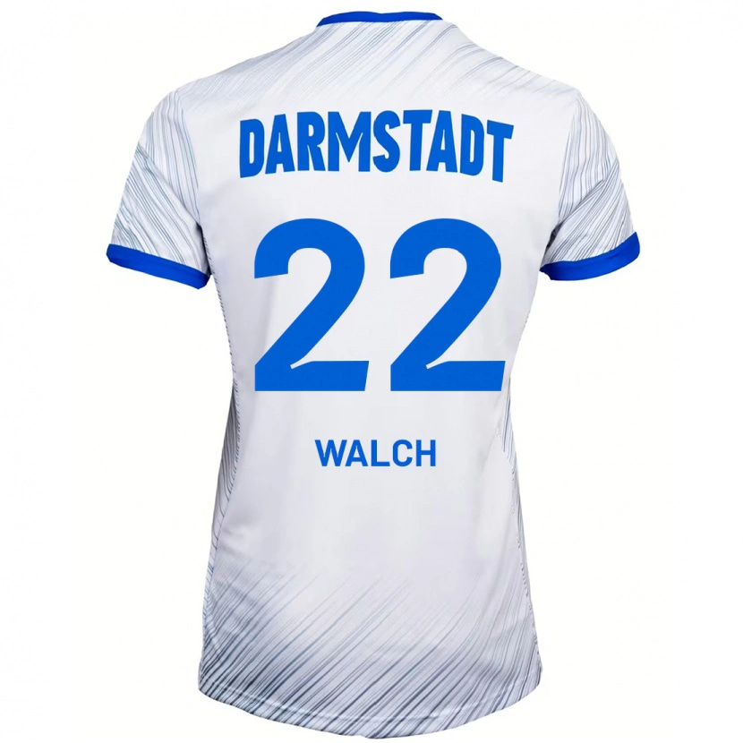 Danxen Kinder Leon Walch #22 Weiß Blau Auswärtstrikot Trikot 2024/25 T-Shirt Schweiz