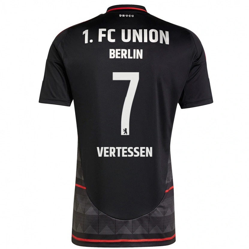 Danxen Kinder Yorbe Vertessen #7 Schwarz Auswärtstrikot Trikot 2024/25 T-Shirt Schweiz