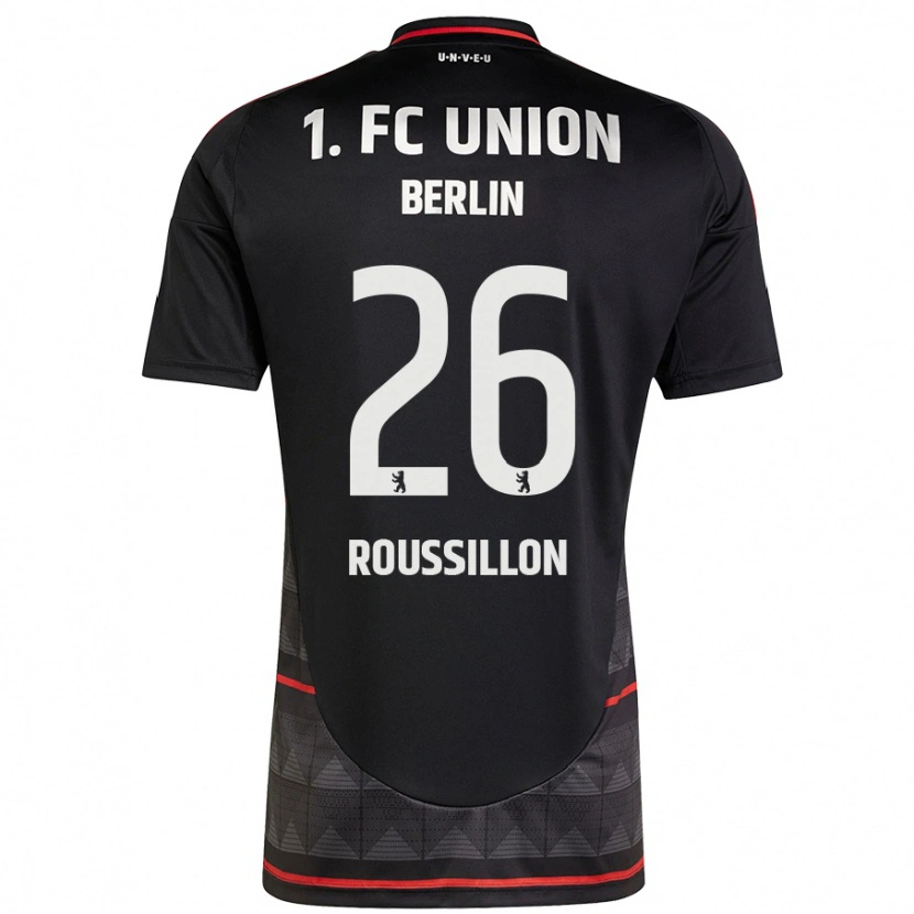 Danxen Kinder Jérôme Roussillon #26 Schwarz Auswärtstrikot Trikot 2024/25 T-Shirt Schweiz