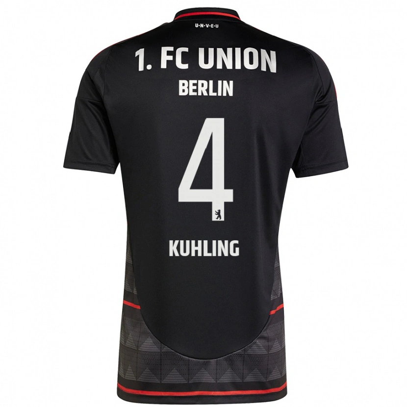 Danxen Kinder Ole Kühling #4 Schwarz Auswärtstrikot Trikot 2024/25 T-Shirt Schweiz