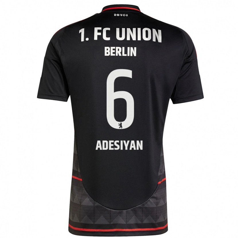 Danxen Kinder Olufemi Adesiyan #6 Schwarz Auswärtstrikot Trikot 2024/25 T-Shirt Schweiz